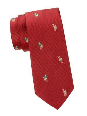 Brooks Brothers Reindeer Silk Tie