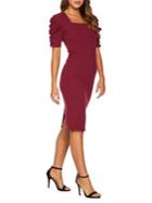 Quiz Scuba Crepe Sheath Dress