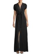 Wayf Ladder Lace-trimmed Dress