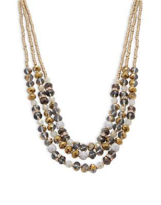 Lonna & Lilly Crystal Beaded Multi-layer Necklace