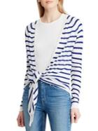 Lauren Ralph Lauren Striped Linen Blend Sweater