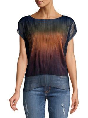 Caara Runeer Ombre Stripe Top