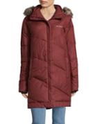 Columbia Faux Fur-trimmed Long Sleeve Puffer Jacket