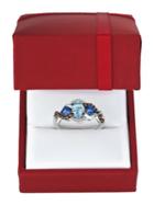 Le Vian Diamond, Blue Aquamarine & 14k Gold Chocolatier Ring