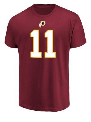 Majestic Alex Smith Washington Redskins Nfl Eligible Receiver Iii Cotton Jersey Tee