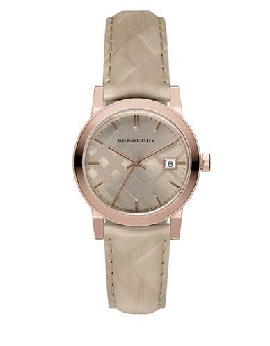 Burberry Rose Goldtone Quartz Stainless Steel Watch