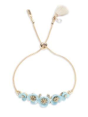Lonna & Lilly Mother-of-pearl & Crystal Slider Bracelet