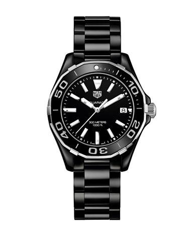 Tag Heuer Aquaracer Stainless Steel And Black Ceramic Diver Watch, Way1390. Bh071