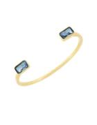 Cole Haan Aurora Sky Crystal Open Cuff Bracelet