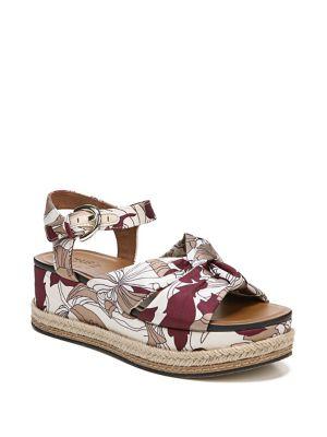 Naturalizer Berry Graphic Platform Espadrille Sandals