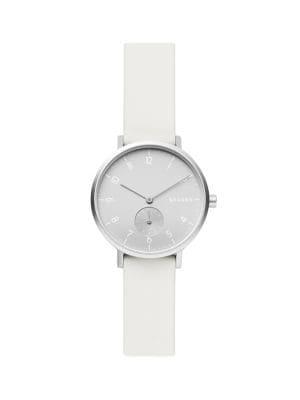 Skagen Aaren Kulor Silicone-strap 3-hand Watch
