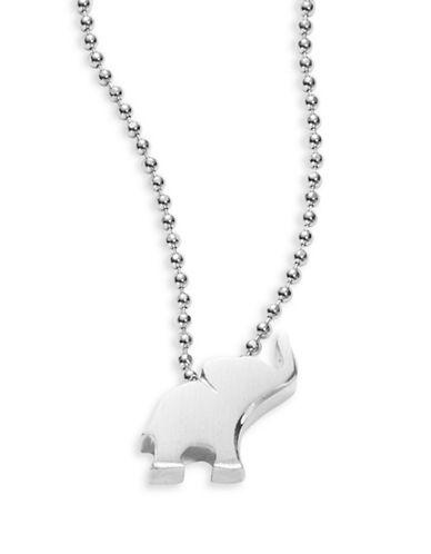 Alex Woo Little Animals Sterling Silver Elephant Necklace