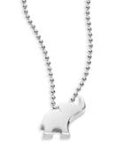 Alex Woo Little Animals Sterling Silver Elephant Necklace