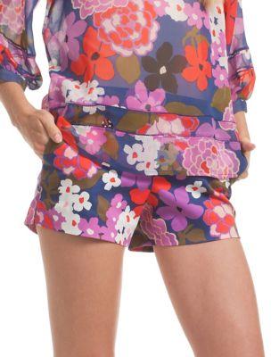 Trina Turk Corbin Floral-print Shorts
