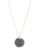 Kenneth Cole New York Black Diamond-crystal Woven Pendant Necklace