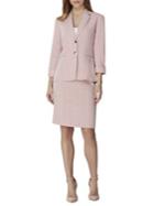 Tahari Arthur S. Levine Plaid 2-piece Skirt Suit Set