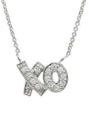 Lord & Taylor X/o Sterling Silver Pendant Necklace
