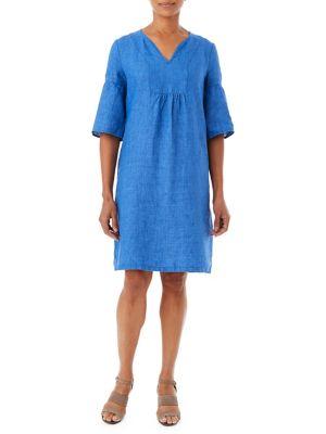 Olsen Island Breeze Linen New Sleeve Dress
