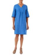 Olsen Island Breeze Linen New Sleeve Dress