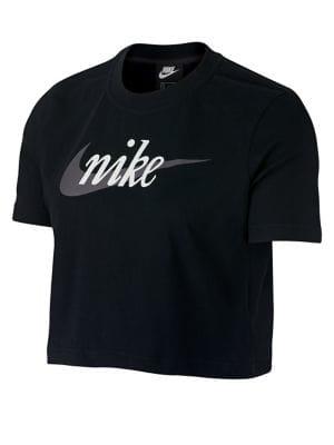 Nike Graphic Cotton Cropped Top