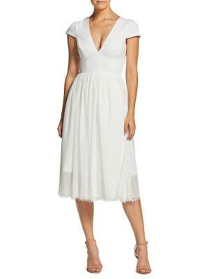 Dress The Population Corey A-line Midi Dress
