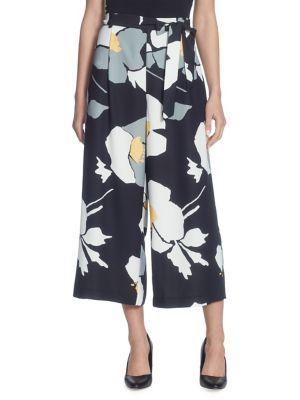 Catherine Catherine Malandrino Carver Floral Wide-leg Pants