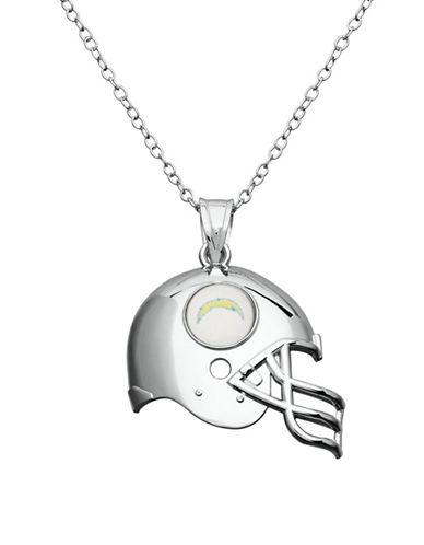 Dolan Bullock Nfl San Diego Chargers Sterling Silver Helmet Pendant Necklace