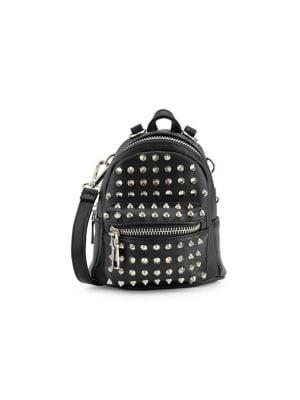 Steve Madden Mini Bruno Studded Convertible Pvc Crossbody Bag