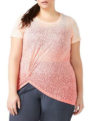 Activezone Plus Essential Dip Dye Tee