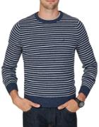 Nautica Snow Cotton Striped Sweater