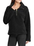 Lauren Ralph Lauren Faux Shearling Half-zip Pullover