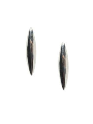 Sole Society Core Metal And Stone Bar Stud Earrings