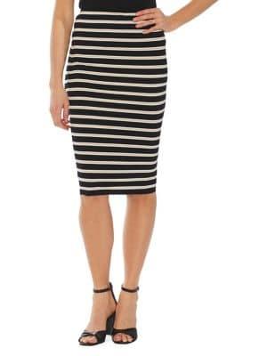 Vince Camuto Oasis Stripe Tube Skirt