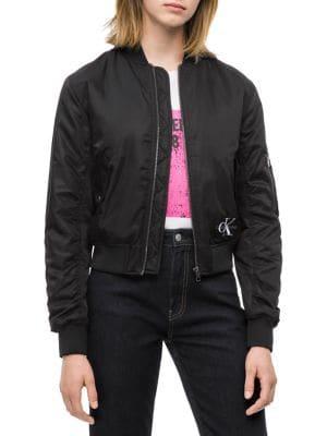 Calvin Klein Jeans Monogram Bomber Jacket