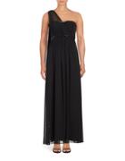 Jessica Simpson Ruched One-shoulder Gown