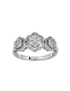 Lord & Taylor 0.50 Tcw Diamonds And 14k White Gold Ring