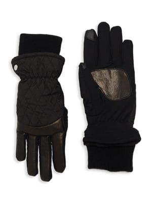Echo Quilted Sheepskin Leather Gloves