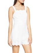 Bcbgeneration Embroidered Lace Overall Romper