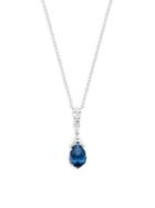 Nadri Gifting Briolette Montana Crystal Pendant Necklace