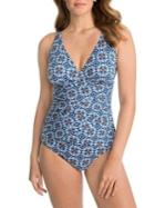 Shape Solver Geo Option One-piece Printed Swimsuit