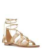 Michael Michael Kors Monterey Leather Gladiator Lace-up Sandals