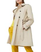 Mango Double-breasted Cotton Trench Coat