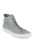 Converse Leather And Suede High-top Sneakers