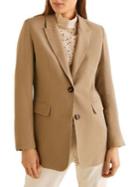 Mango Button-front Blazer