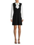 Karl Lagerfeld Paris Ruffle Front Dress