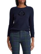 Lauren Ralph Lauren Crest-patch Sweater
