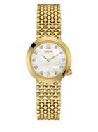 Bulova Ladies' Diamond And Goldtone Watch-??7p114