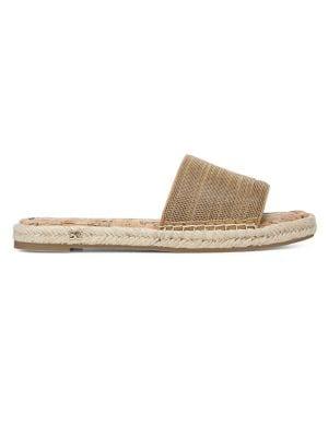Sam Edelman Aluna Metallic Leather Espadrilles