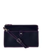 Lodis Audrey Under Lock And Key Vicky Convertible Leather Crossbody Bag