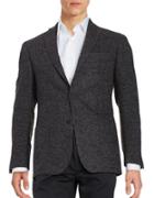 Michael Kors Textured Two-button Wool-blend Jacket